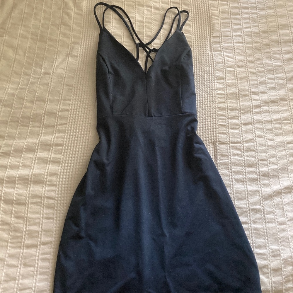 windsor navy blue dress